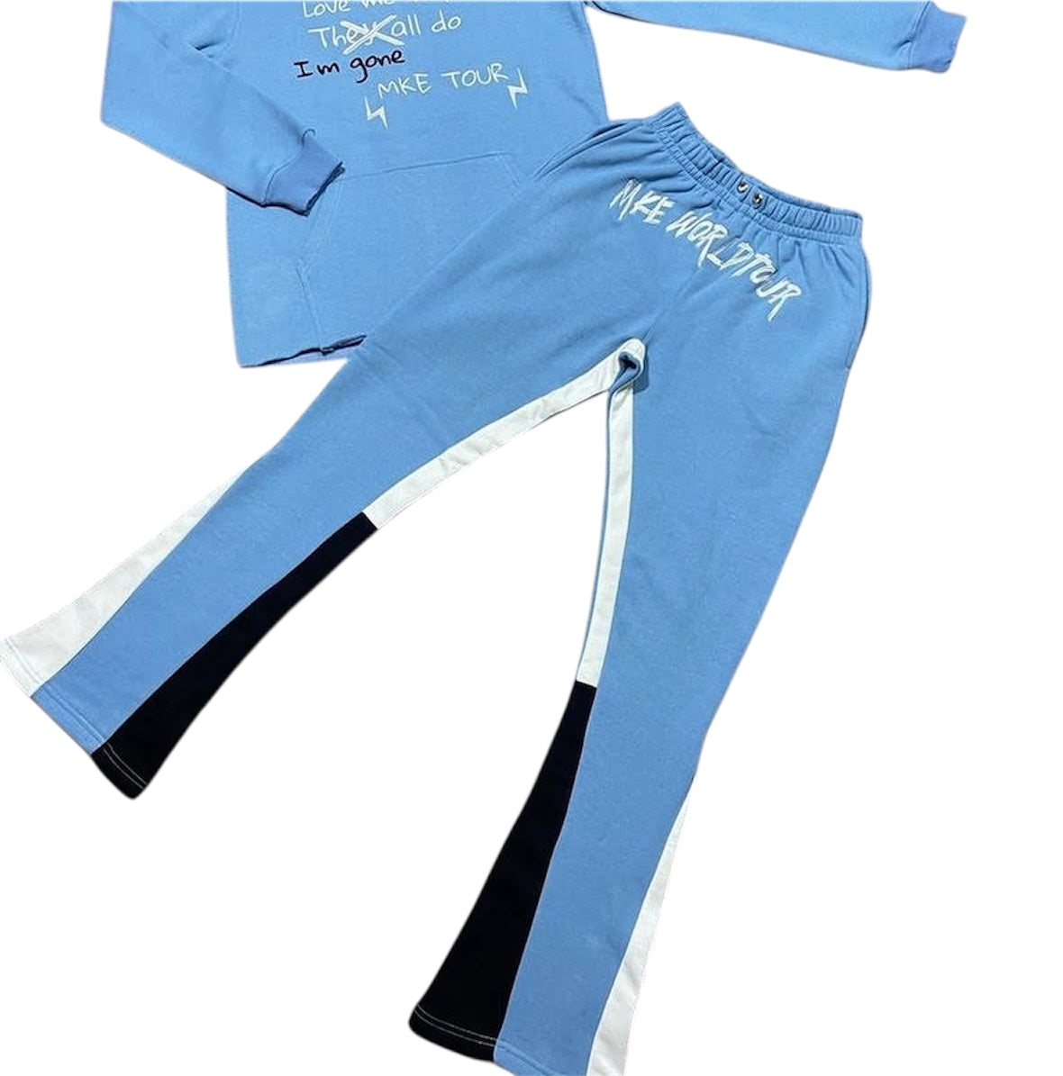 FLARE PANTS - BABY BLUE