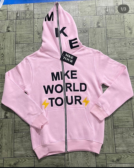 MKE FULL ZIP UP ( PINK)