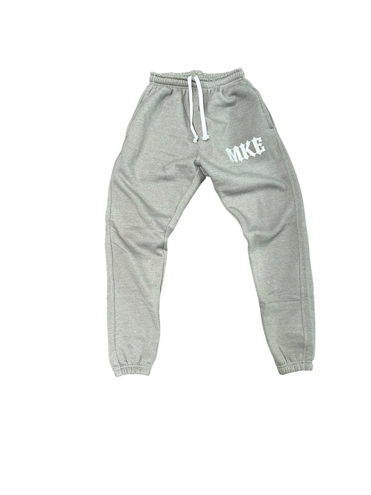MKE Full Grey Quarter Zip+ pants