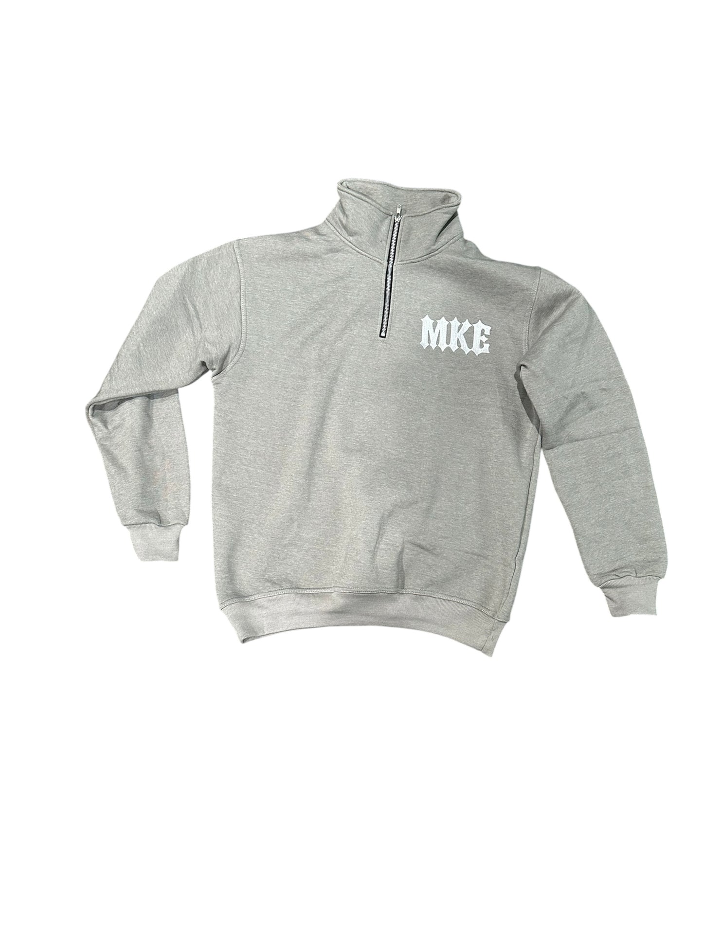 MKE Full Grey Quarter Zip+ pants