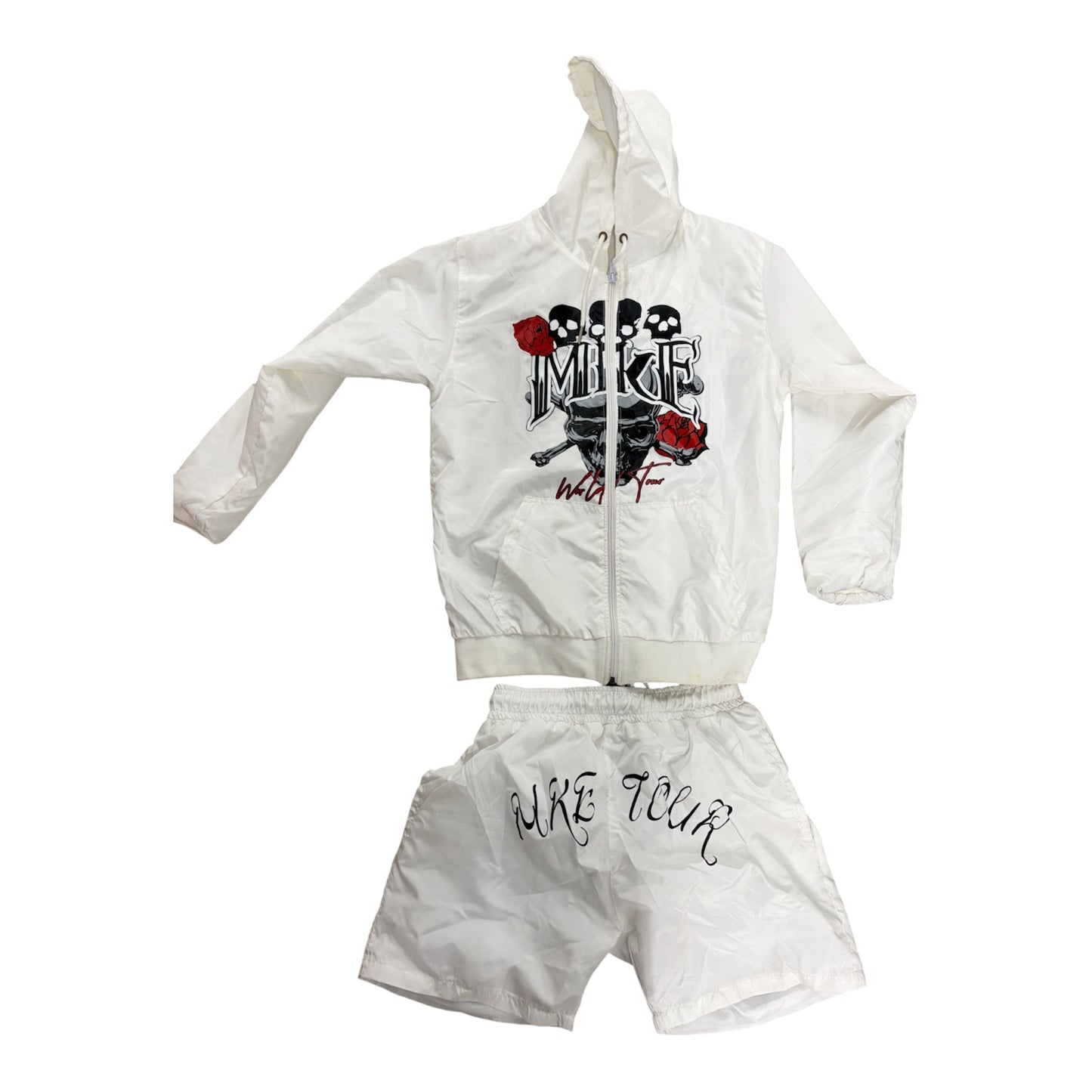 MKE WHITE SHORT SET