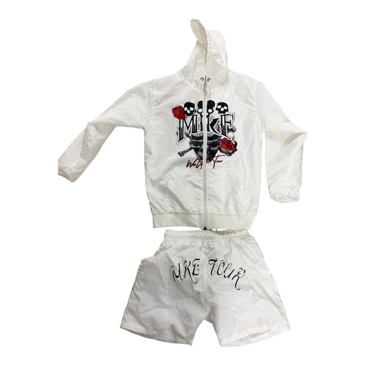 MKE WHITE SHORT SET